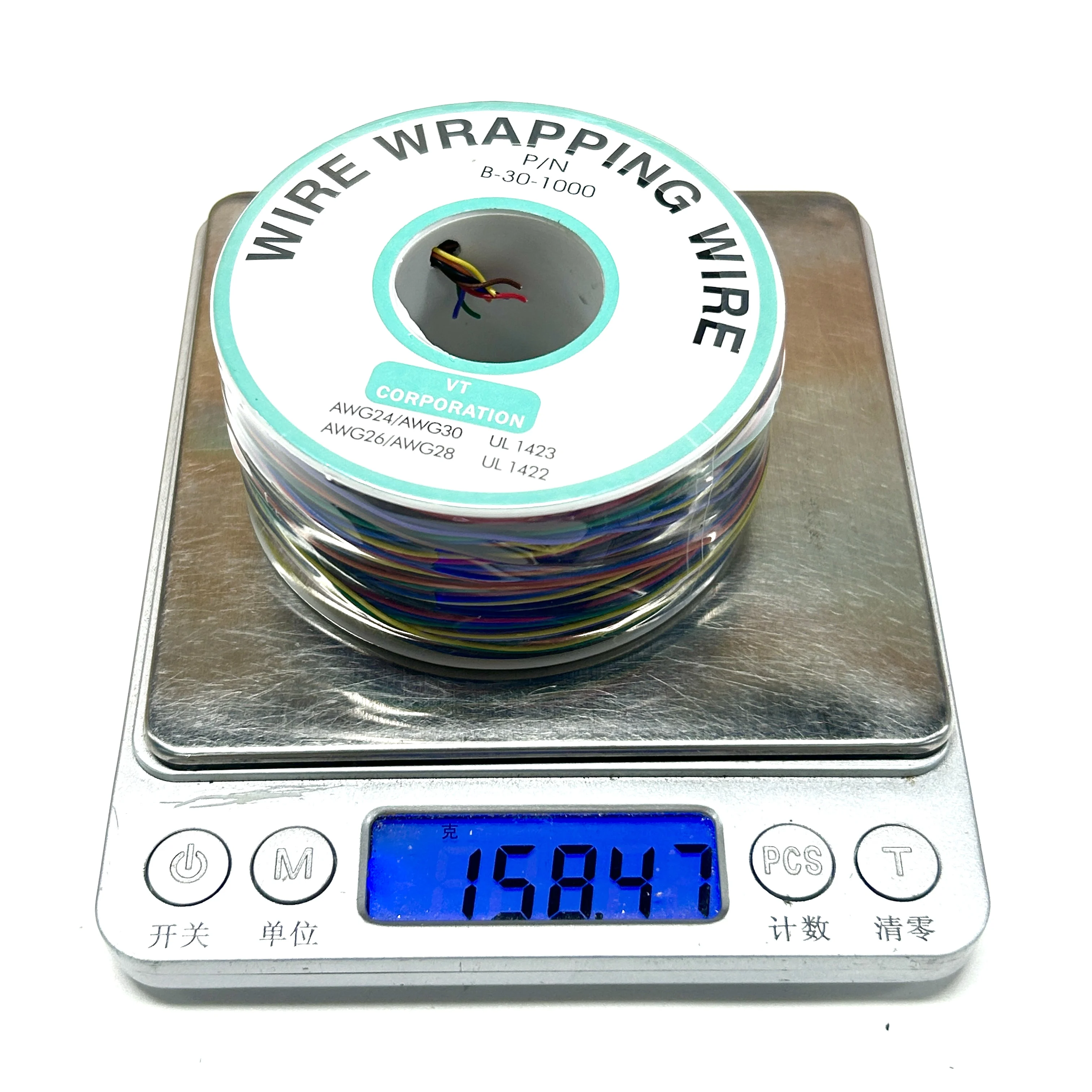 Cable volador de placa de circuito, alambre de cobre estañado de un solo núcleo, OK, alambre de aviación, cable de prueba PCB, carga mixta de 8 colores - imagen 5