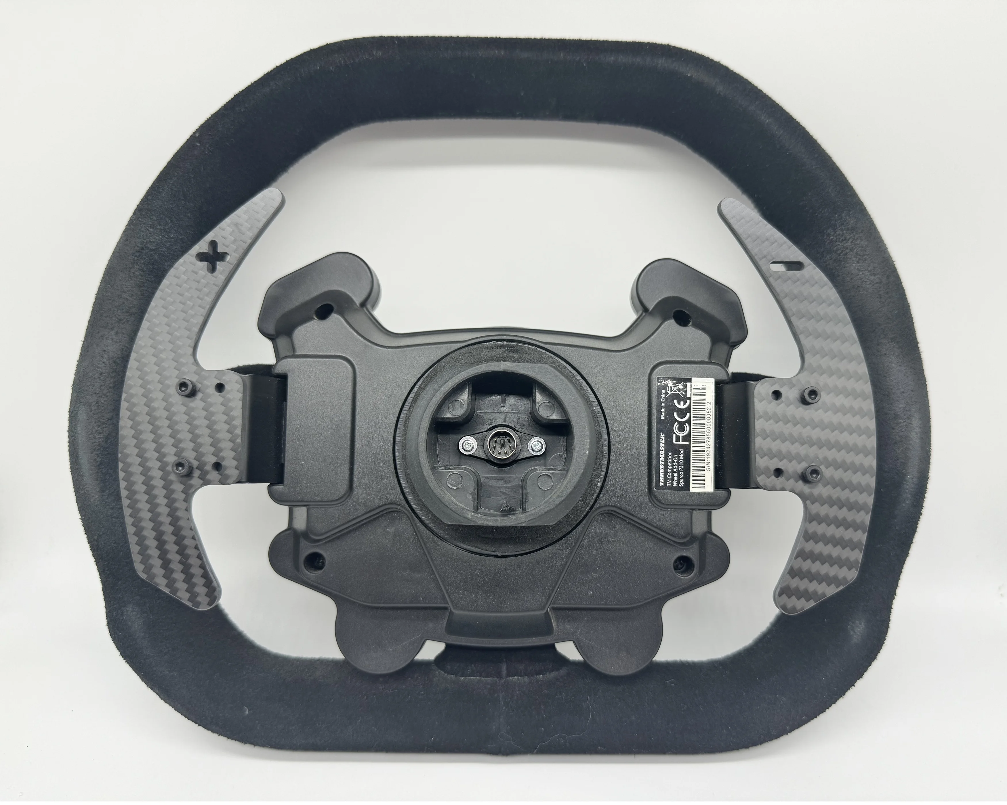 SIMPUSH-paleta de cambio de fibra de carbono para thrustmaster, piezas de modificación, accesorios para thrustmaster P310 R383 ts-xw - imagen 2