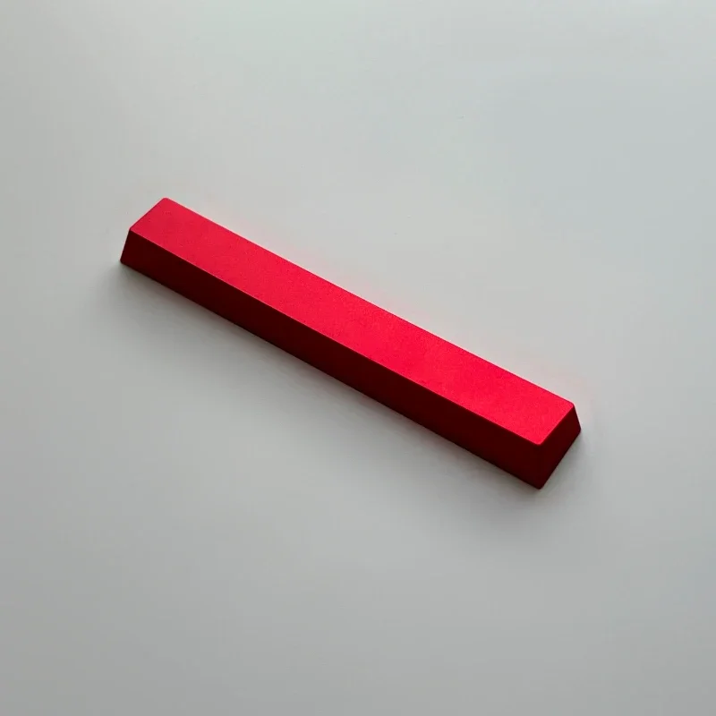 Echome Metall Leertaste einfache CNC matt benutzer definierte Aluminium Tastatur Kappe 6,25 U OEM Profil handwerkliche Tasten kappe für mechanische Tastatur - imagen 3