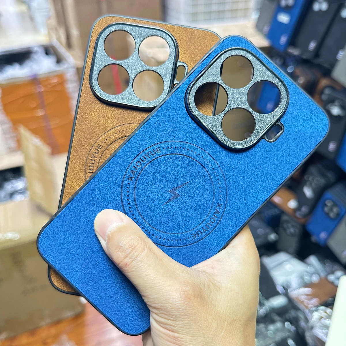 Funda de cuero magnética para Xiaomi Mi 15T Pro 15T, Funda suave mate antideslizante Mag-safe a prueba de golpes, Protector completo para cámara - imagen 3