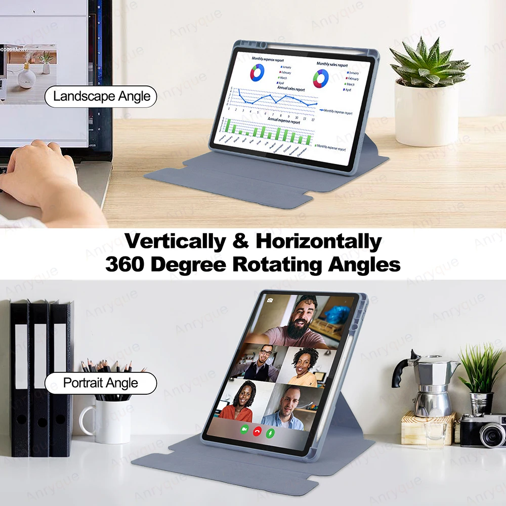Wireless Keyboard Case for Lenovo Xiaoxin Pad 2024 11 Inch case with Bluetooth Keyboard 360 Rotaion Cover with Pencil Holder - imagen 3