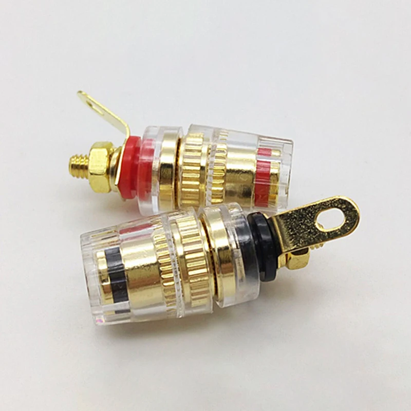 1PCS Speaker Terminal Binding Post 4mm Banana Plug Socket Low Frequency Amplifier Connector for Loudspeakers ﻿ - imagen 2
