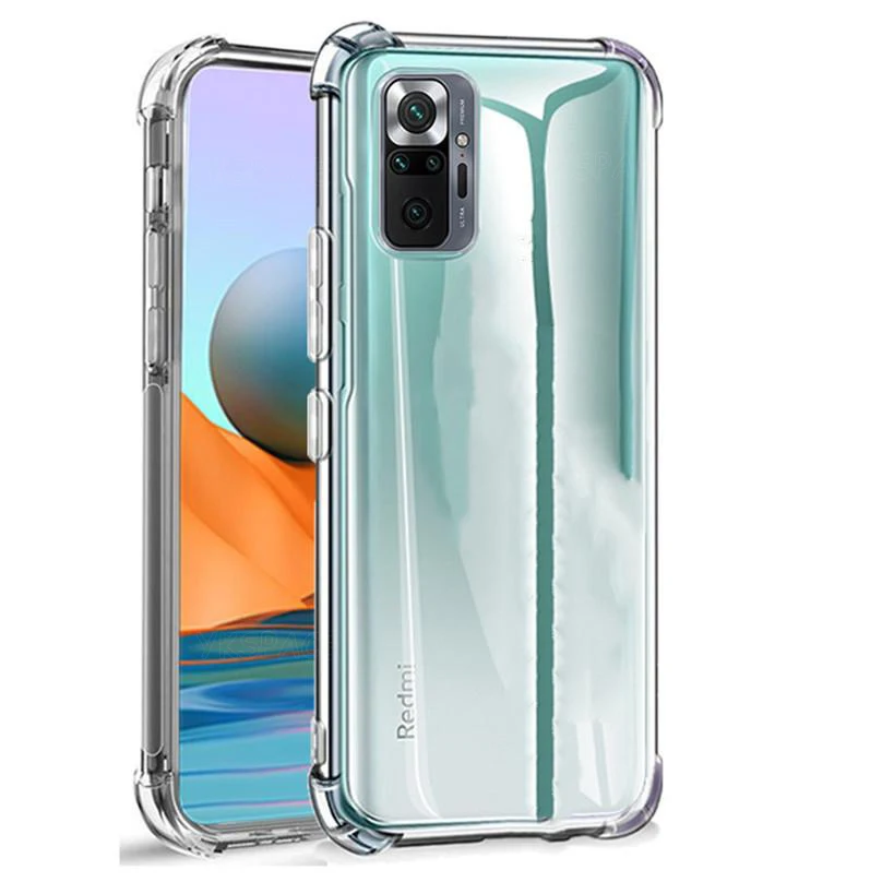 Funda de silicona suave transparente a prueba de golpes con Airbag para Redmi K20 K30 K40 K50 K60 K70 Ultra Note 9 9S 10 11S 11T Pro Plus - imagen 2