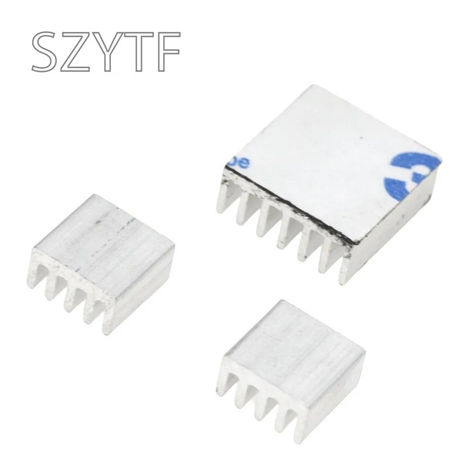 Disipador de calor adhesivo para Raspberry Pi, Kit de disipador de calor de aluminio puro, radiador para refrigeración, 3 piezas - imagen 5