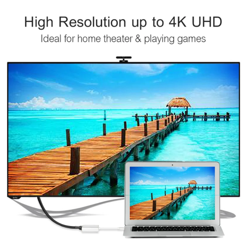 Hub USB-C a HDMI 4K con puertos 3.0 para PC y MacBook - imagen 4