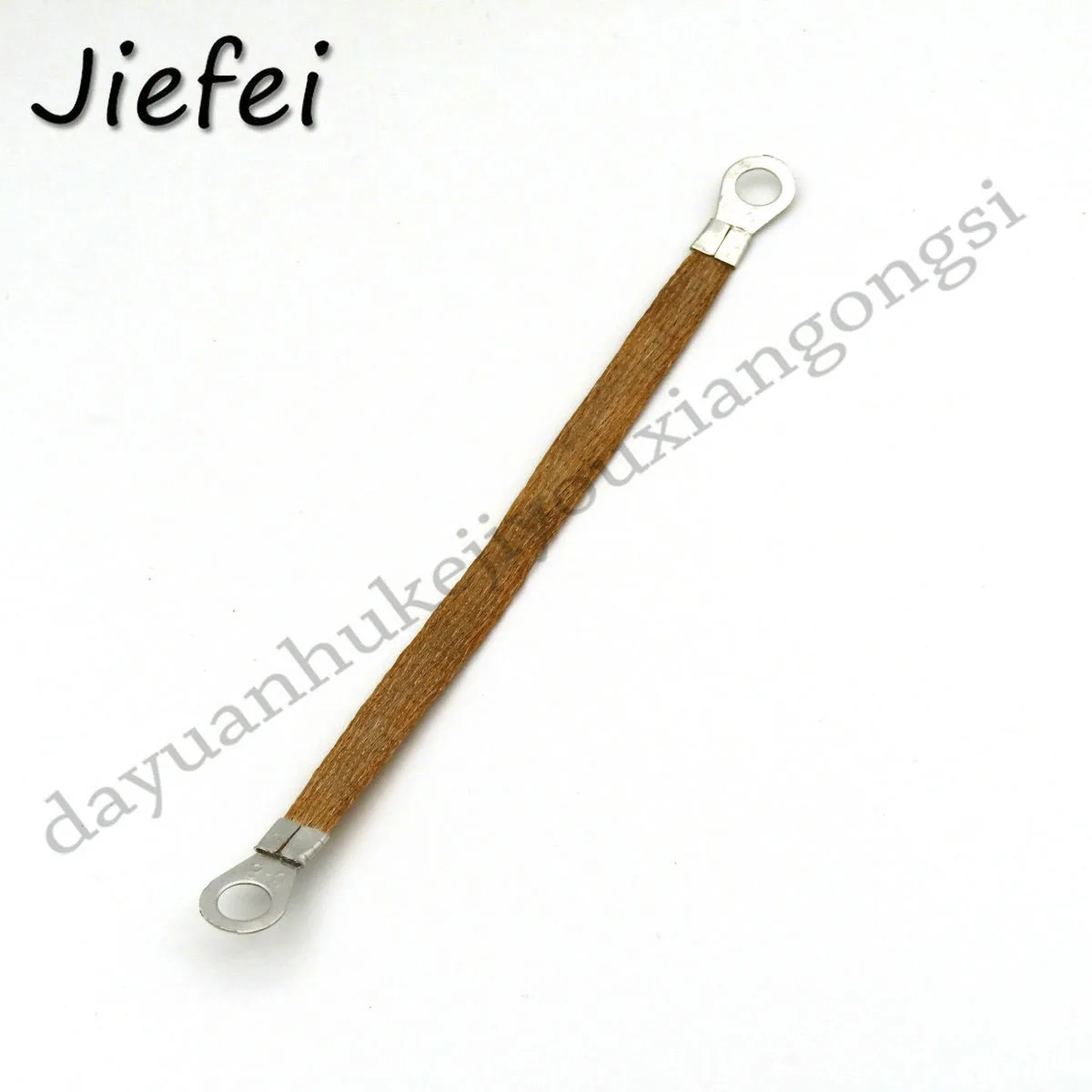 Kit de cableado de cobre estañado, terminales de batería con orificio de perno, conector de Cable de Nariz de cobre, terminales de 20cm, 6-8, 100 piezas - imagen 2