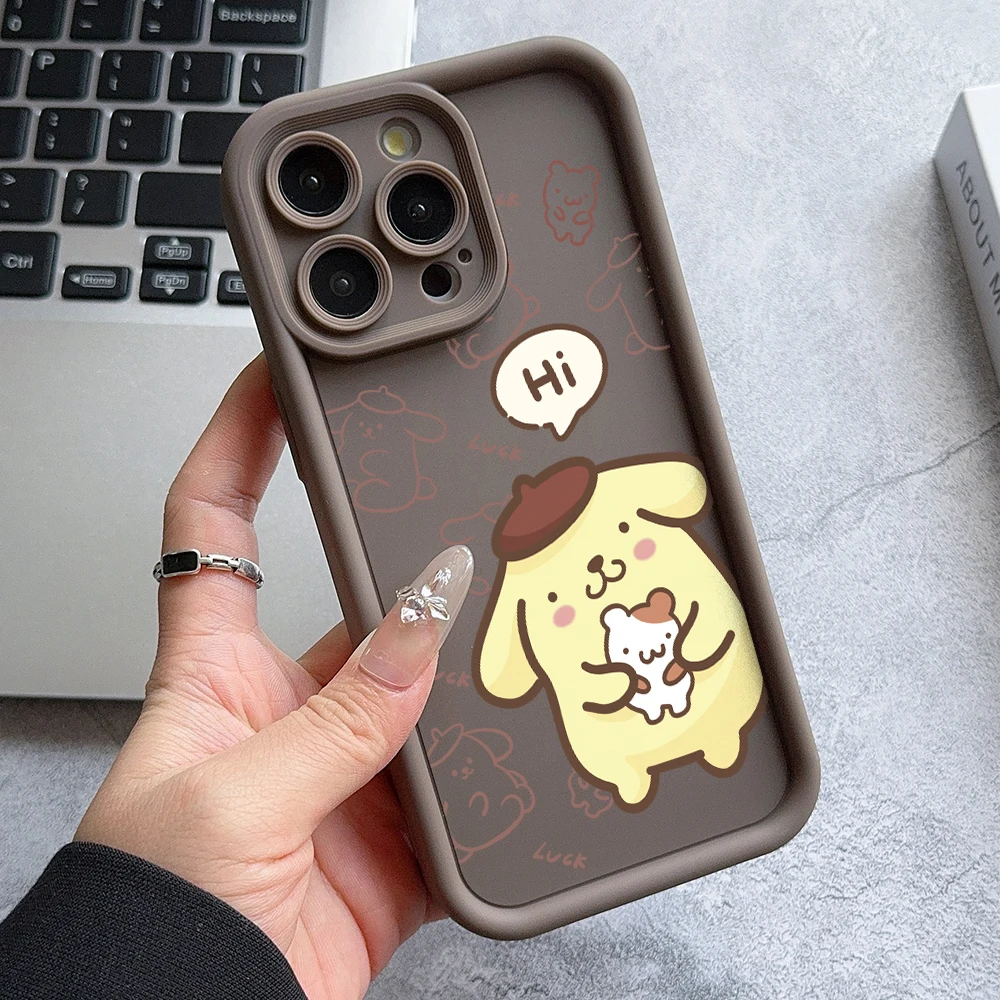 Funda de teléfono Pompompurin Cinnamoroll para Xiaomi Redmi Note 13 12 12S 11 11S 10 9 8 Pro Plus A3 13C 12C 10C 9C 4G 5G funda suave