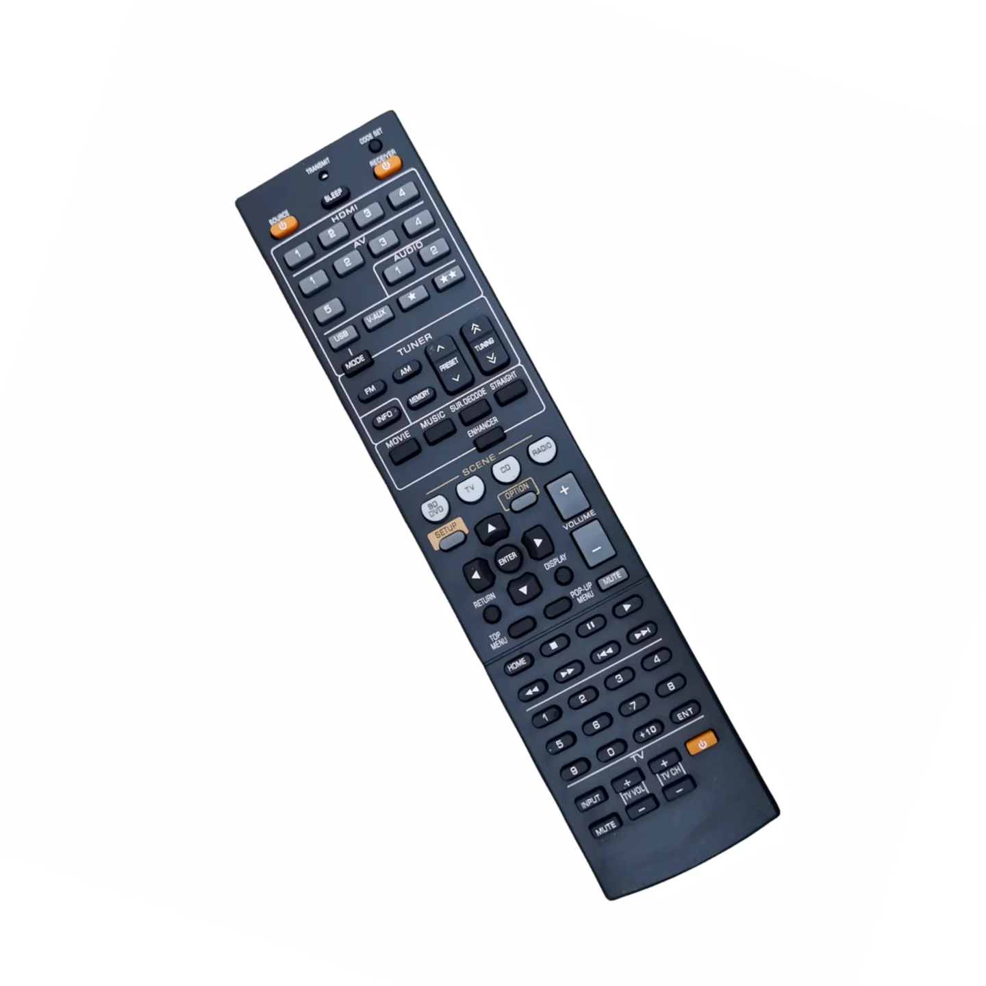 Mando a distancia de repuesto para Yamaha RX-V675 RX-V673 RX-V677 RX-V667 HTR-3063 RX-V771 RAV494 ZF30370 AV A/V receptor - imagen 2