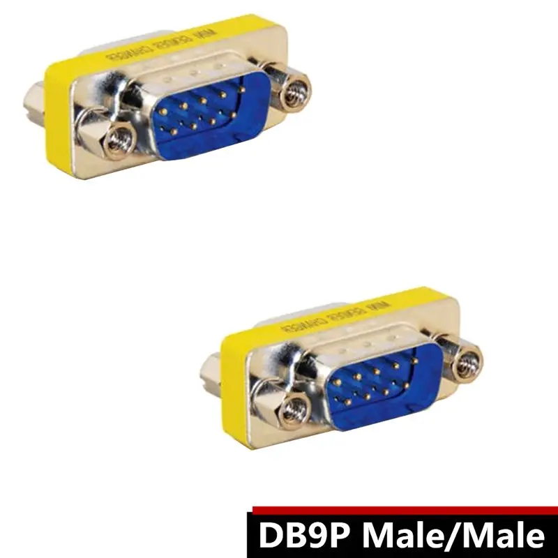 Convertidor de puerto serie DB9 Pin RS232 COM convertidor macho a hembra macho a macho conector hembra a hembra - imagen 2