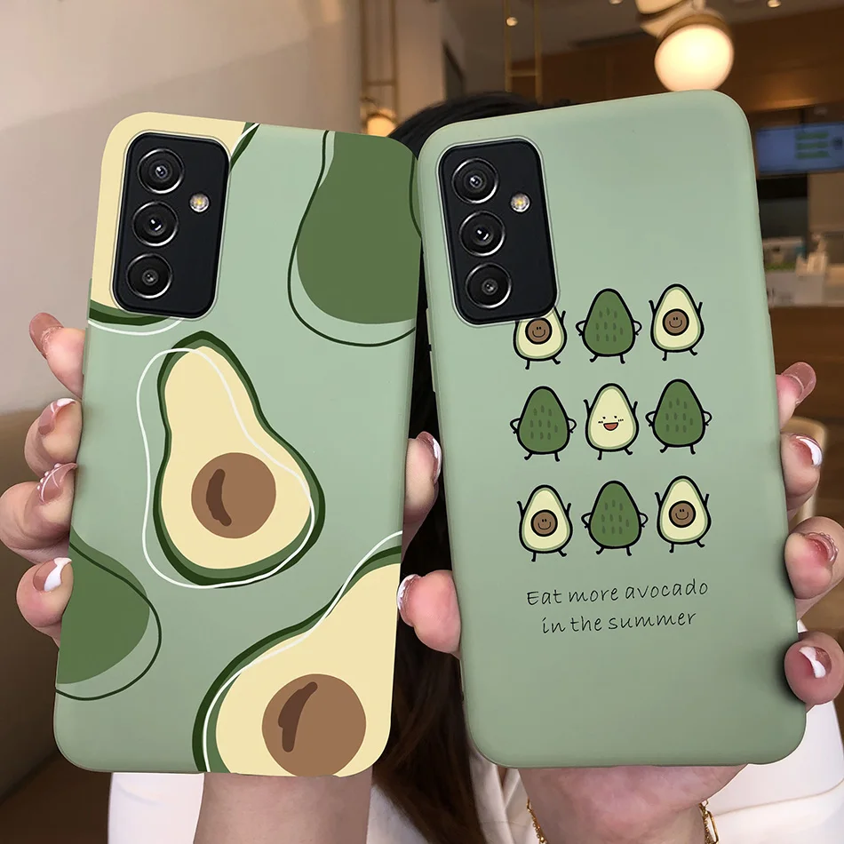 Para Samsung A82 Funda de teléfono mariposa lavanda mate Funda para Samsung Galaxy A82 A 82 Funda de silicona suave a prueba de golpes Capa - imagen 2