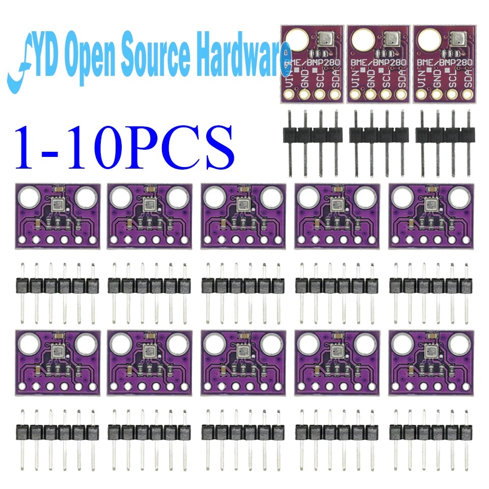 GY-BME280-Módulo de Sensor de presión barométrica de alta precisión, altímetro de 3,3 V/5V, GY-BMP280