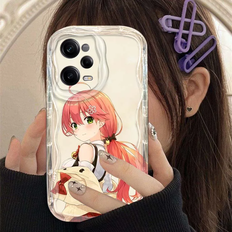 Funda de Anime Anya para Redmi Note 13, 12, 11, 12R, 12S, 11T, 11S, 11SE Pro Max, 5G, funda de teléfono con aceite ondulado - imagen 3