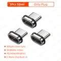 3Pcs Plug Silver