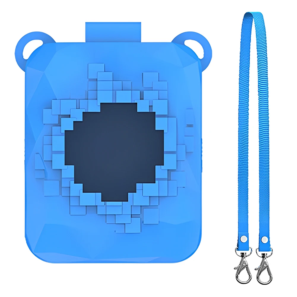 Funda de silicona con cordón, funda protectora de silicona, soporte protector de piel para Bitzee Magicals, juguete interactivo, mascota Digital - imagen 5