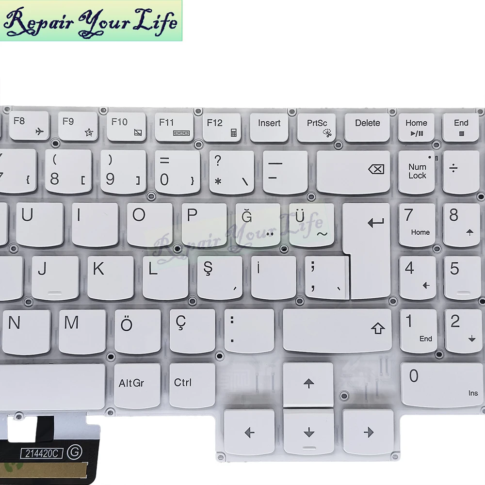 Teclado retroiluminado ruso, árabe, turco, para Lenovo Legion 5-17ACH6, 82K0, 17ACH6H, 82JY, 17IMH05H, RUS, PT5CYXBG-AR, V214420C - imagen 4