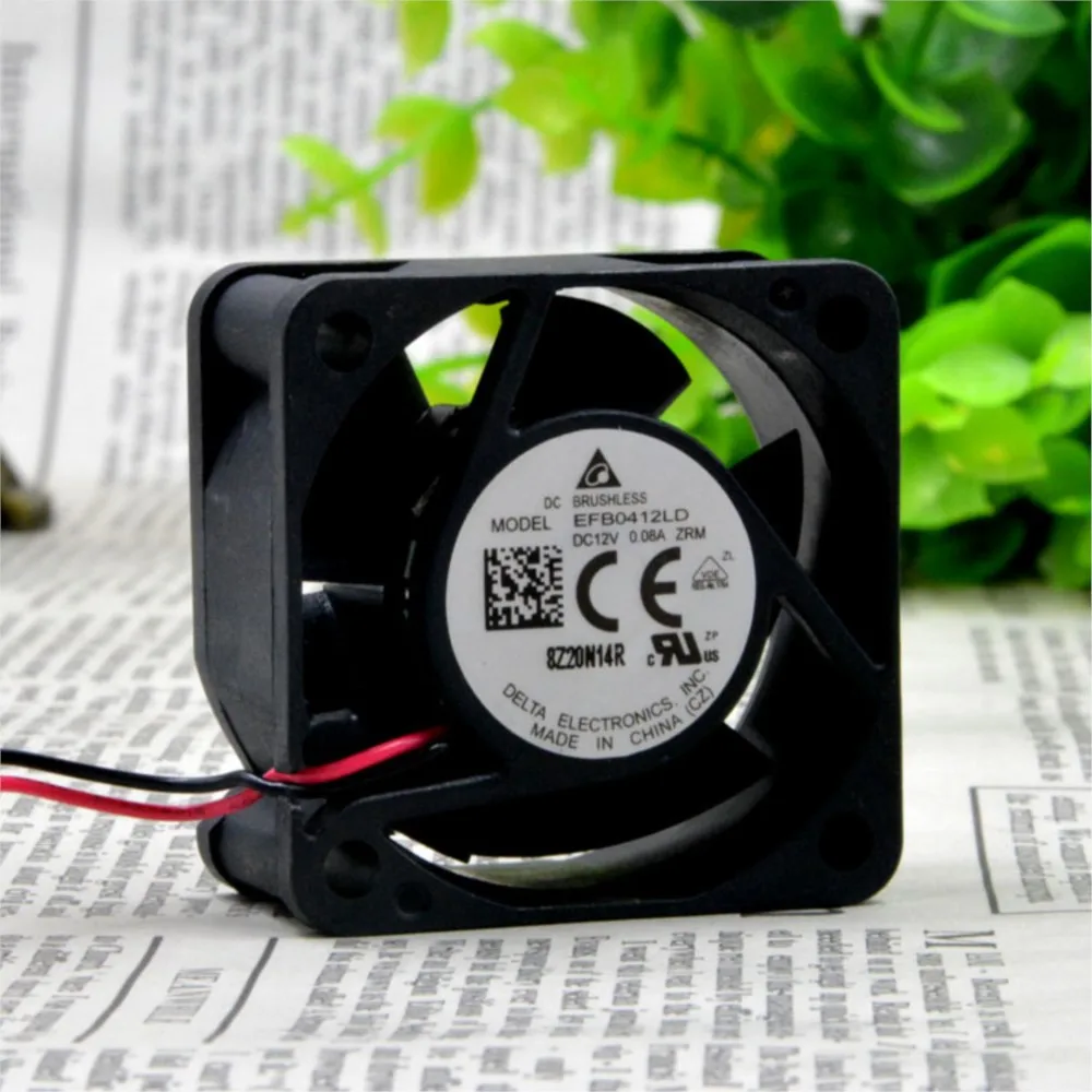 para Delta EFB0412LD 40 mm 12 V 0.08 A 4020 Ventilador de refrigeración 1U Interruptor, bajo ruido 4 cm - imagen 3