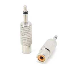 Adaptador Jack 3,5 mm Mono a RCA Hembra