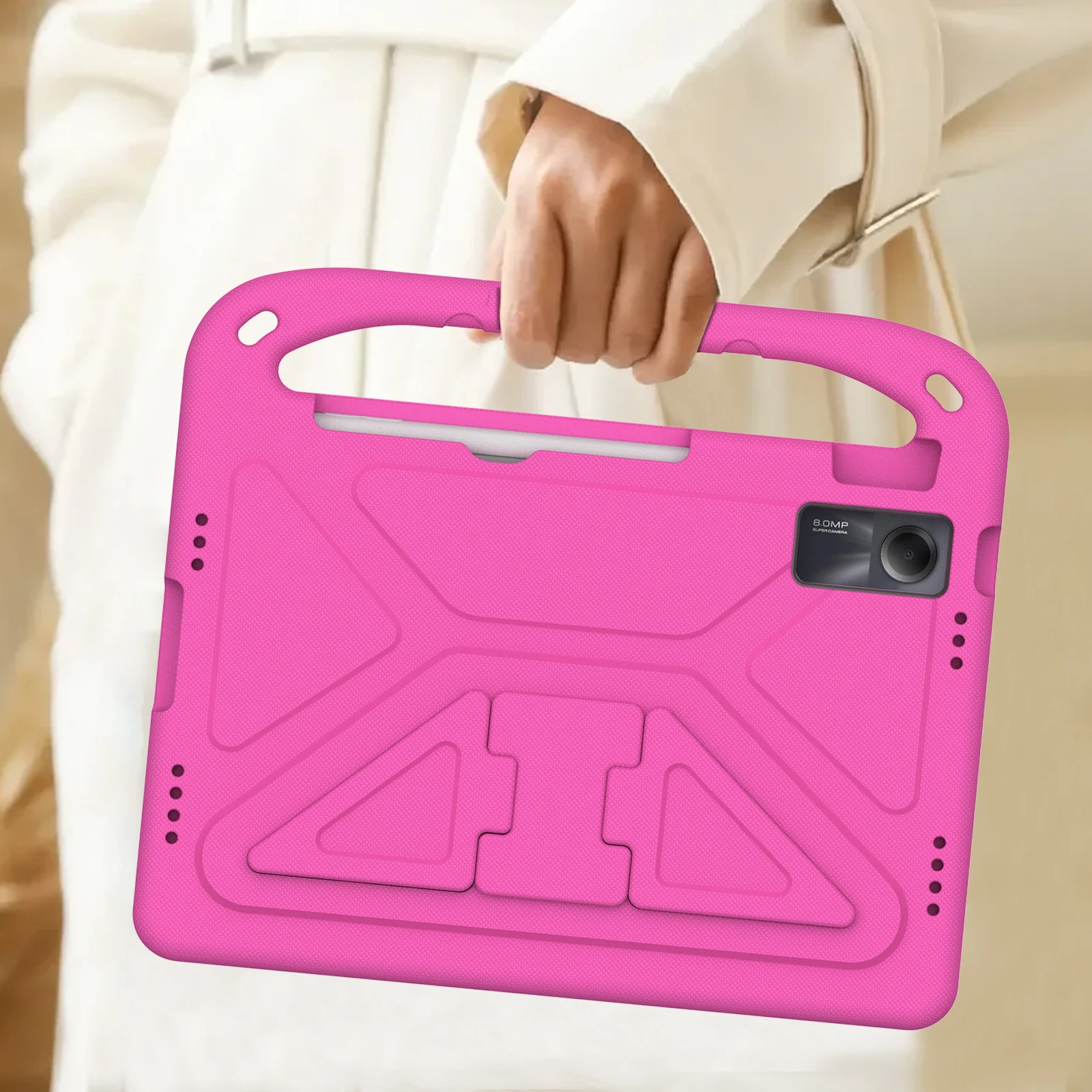 Funda EVA para Xiaomi Redmi Pad SE 11 2023 Pad 6 6Pro a prueba de golpes funda protectora de cuerpo completo con soporte para Pad 5 5Pro 4 Plus mango para niños - imagen 4