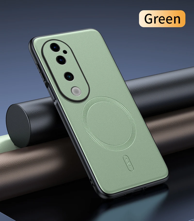 Para VIVO S19 Pro funda protectora de cuero magnética para VIVO S19 Pro antihuellas antideslizante PC + TPU