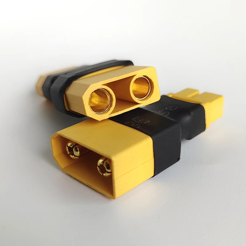 Adaptador XT60 macho/hembra a XT90, adaptador de conversión de conector macho/hembra para piezas de Control de batería Lipo RC DIY, 1/5/10 Uds.