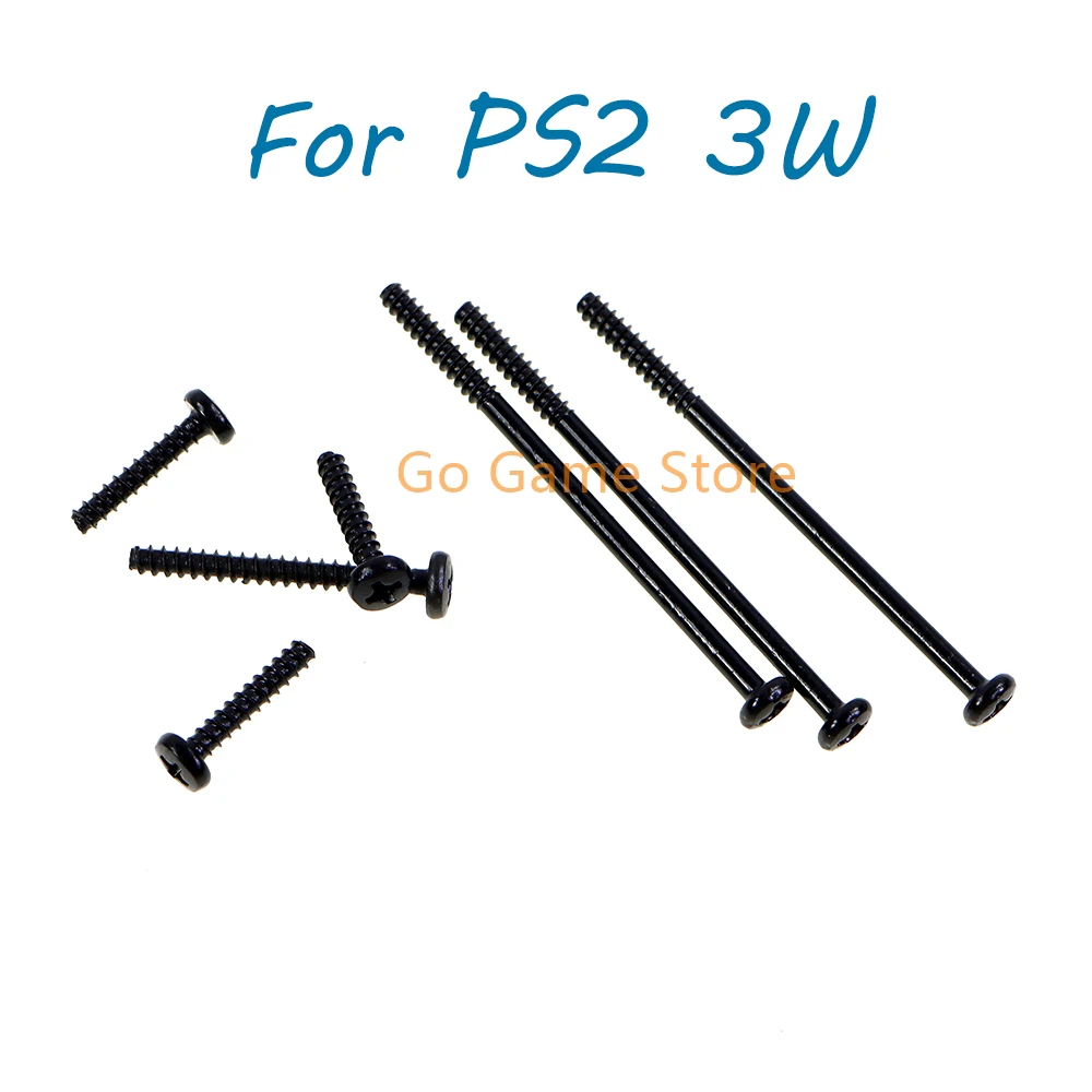 2 juegos completos de tornillos carcasa carcasa tornillo para PlayStation PS2 3W 30000 Kits de reemplazo de consola