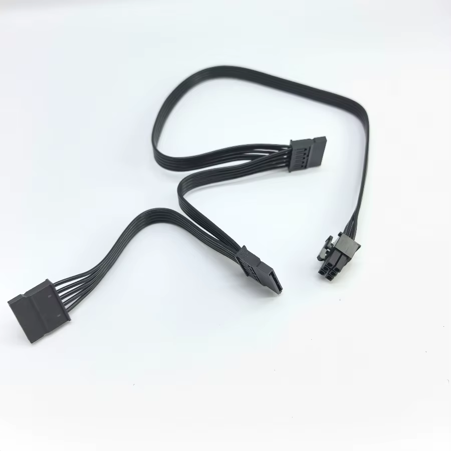 Cable ATX 6 pines para 3 SATA HDD Thermaltake TR2 RX500 - imagen 3