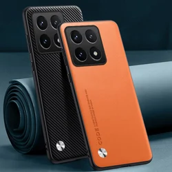Funda Xiaomi 14T Pro de Piel Sintética Mate Antigolpes