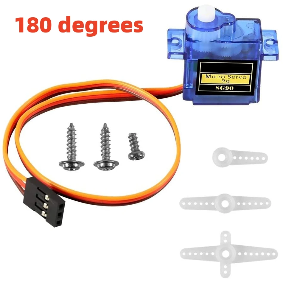 5/10 Uds SG90 servomotor Micro Servo 9G servomotor para RC Robot brazo helicóptero avión Control remoto para aviones Rc ala fija - imagen 4