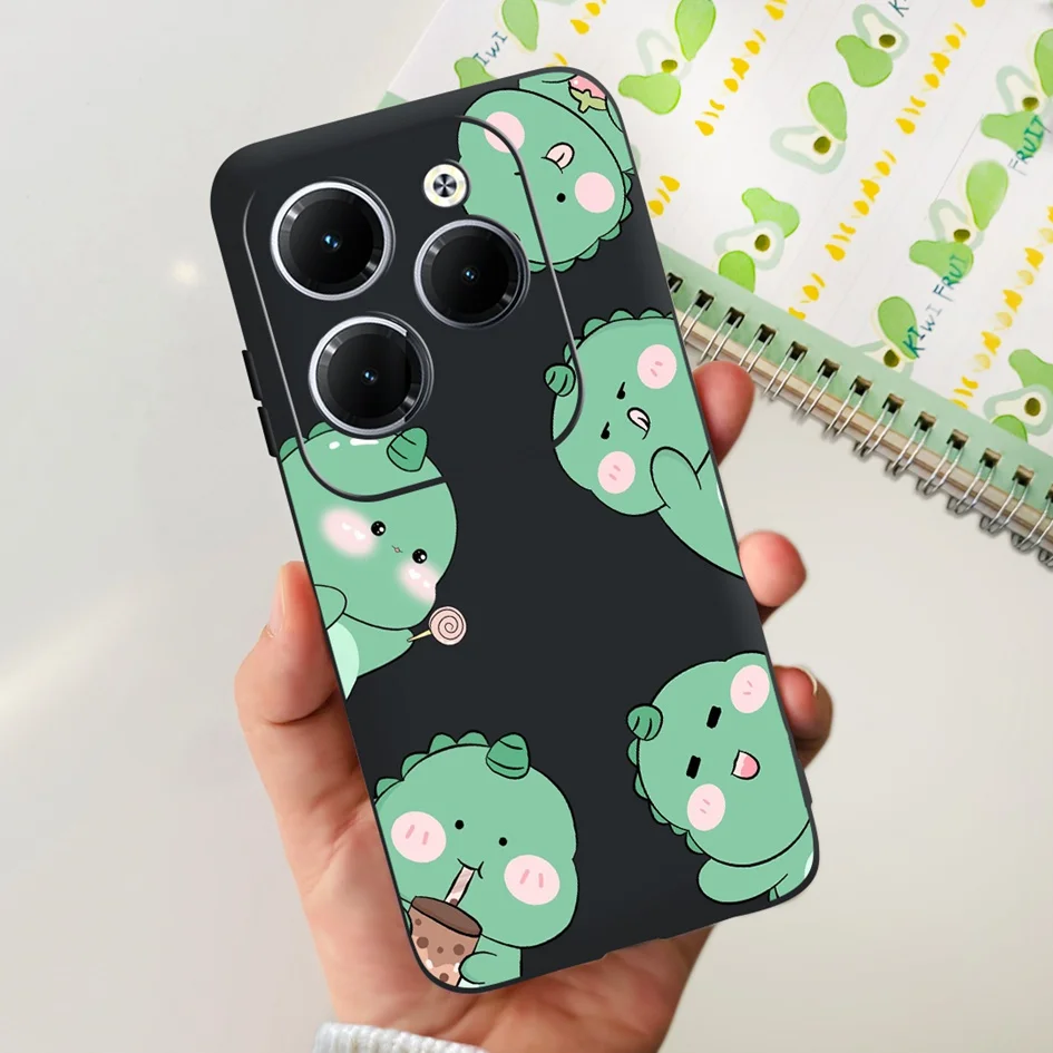 Para Infinix Hot 40 4G Funda 2023 nueva moda amor corazón Funda de dibujos animados Funda trasera de silicona suave para Infinix Hot 40i Hot40 Pro Capa - imagen 4