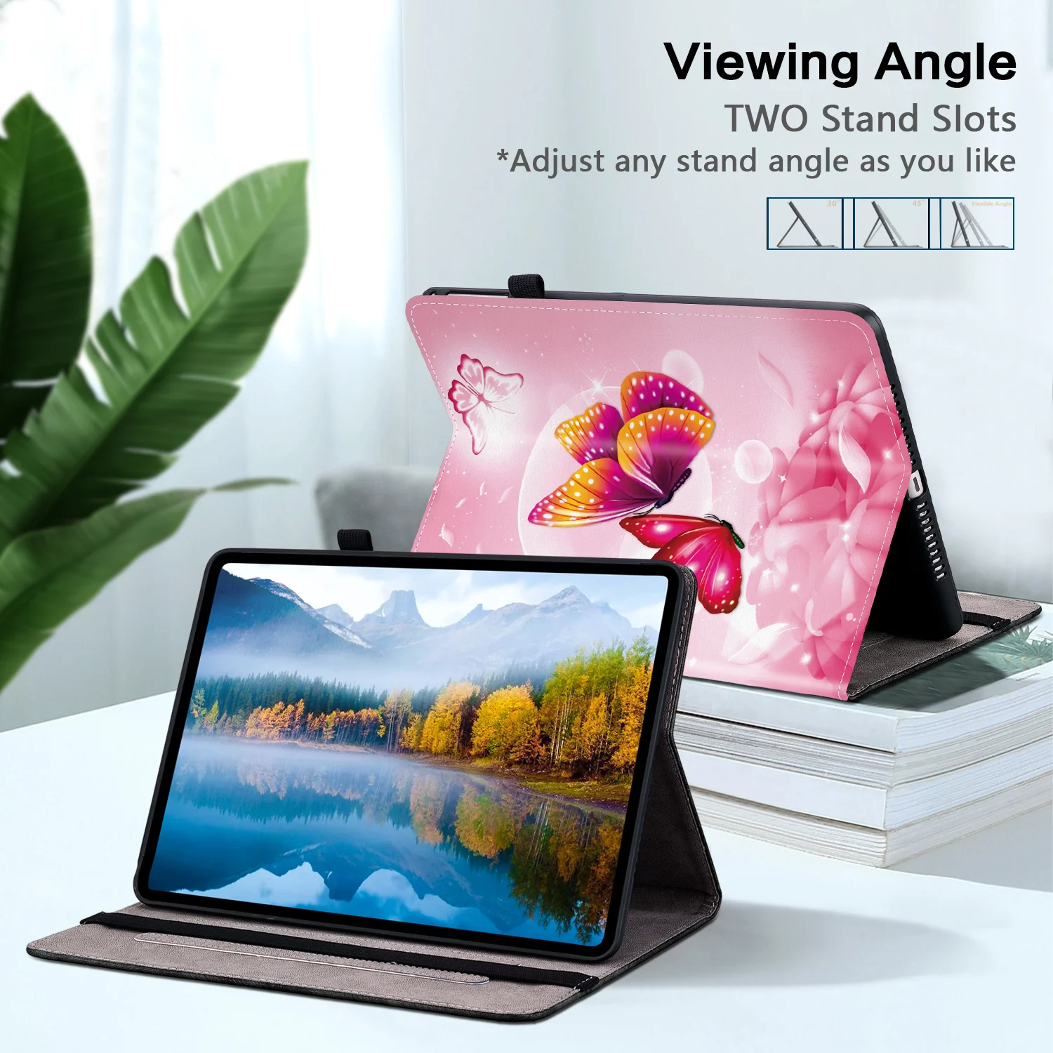 Funda pintada de lujo para Lenovo Tab P11 Pro Gen2 Xiaoxin Pad Pro 2022 11,2 pulgadas TB-132FU TB-138FU TPU cubierta trasera ajustable con soporte - imagen 4