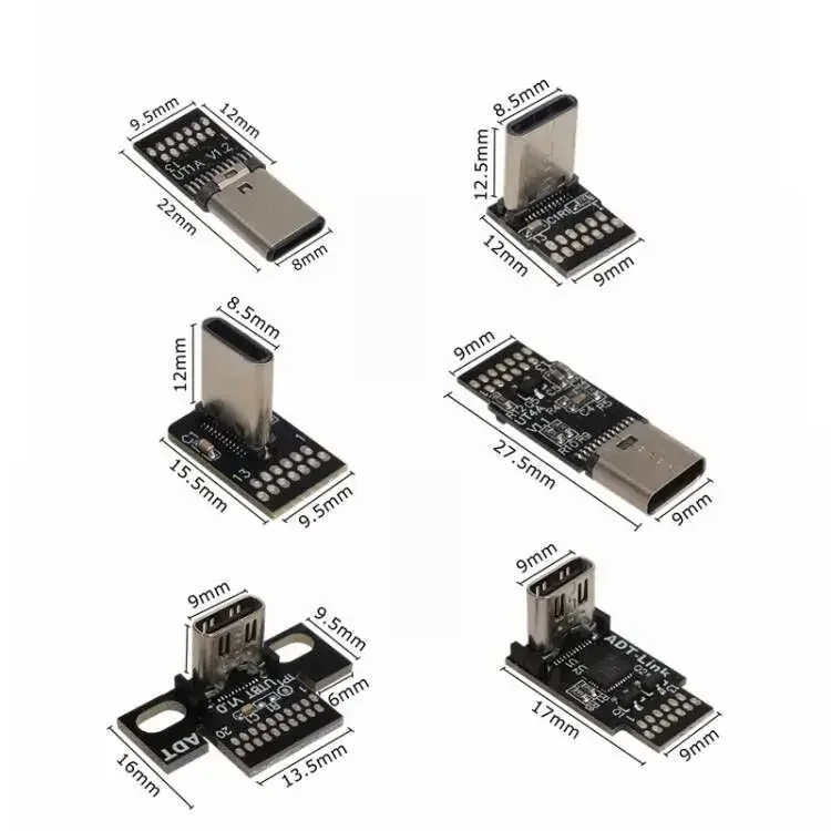 FPV Micro USB 2,0 tipo C 90 adaptador en ángulo 3CM-300CM FPC Cable plano de cinta USB-C Micro-B 2,0 OTG multicóptero fotografía aérea - imagen 5