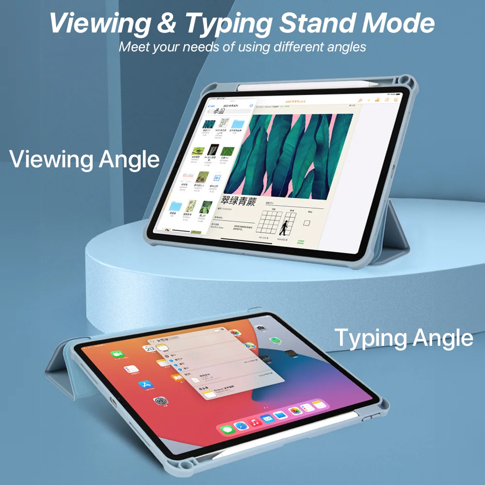 Español Funda para tableta iPad 5/6th 9,7, accesorios para iPad 10,2, 7/8/9th, 10,9, 10th, 10,9, Air4/5th Mini6 Pro 11/12.9 generación - imagen 2