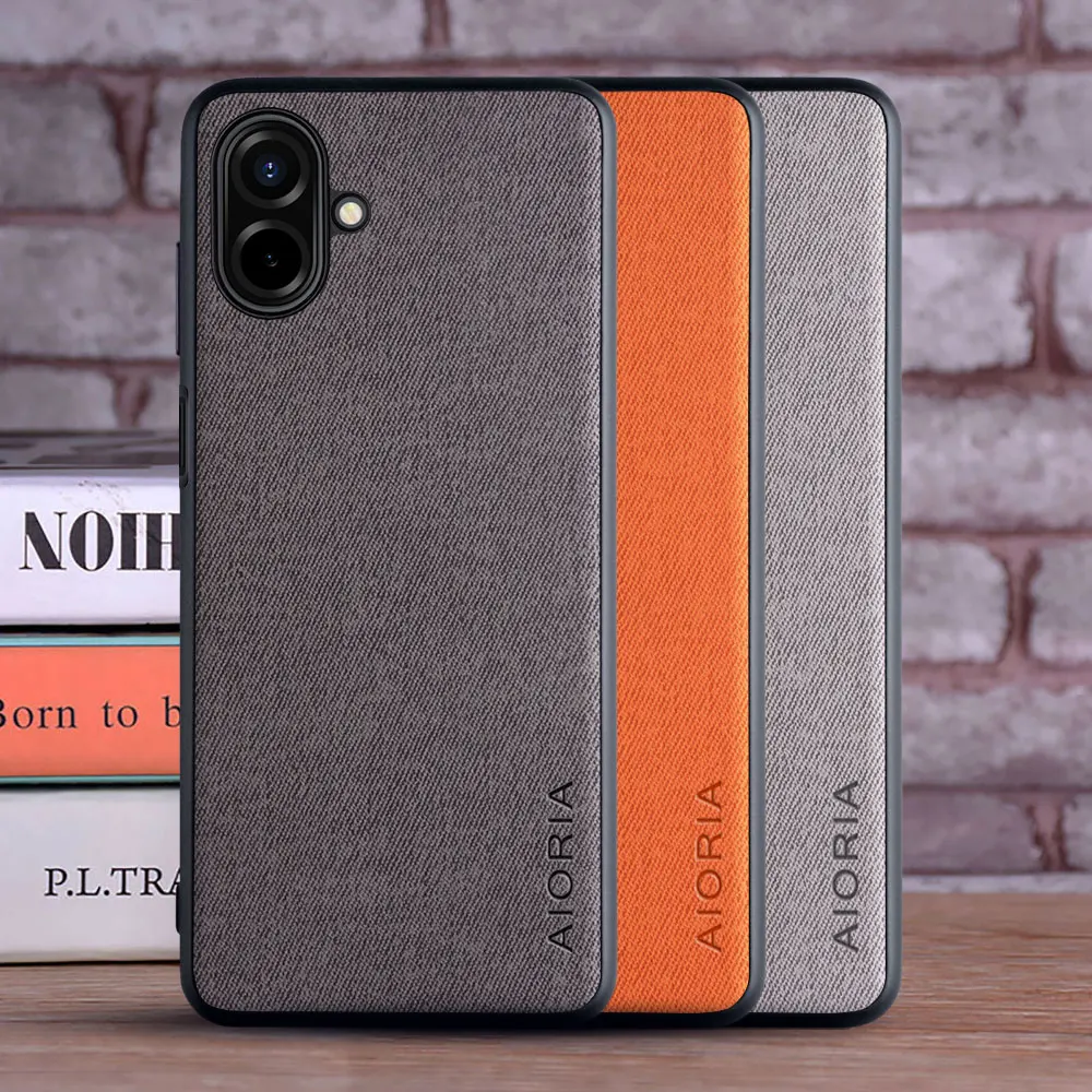 Case for Samsung Galaxy A07 Leather Master Hard Textile Fashion Cover for samsung Galaxy A17 A07 A56 A36 A26 A16 A06 4G 5G Case