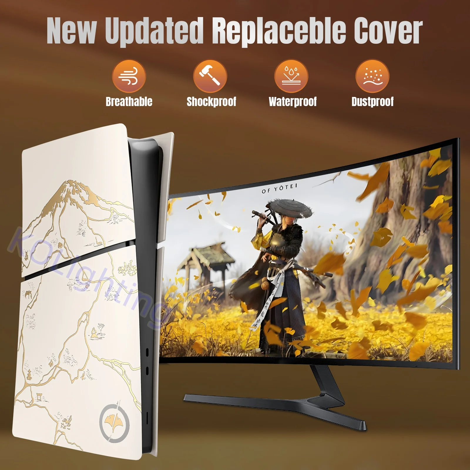 Nuevos paneles de carcasa de edición Digital delgada actualizados compatibles con PlayStation 5 accesorios delgados placas protectoras de repuesto - imagen 4