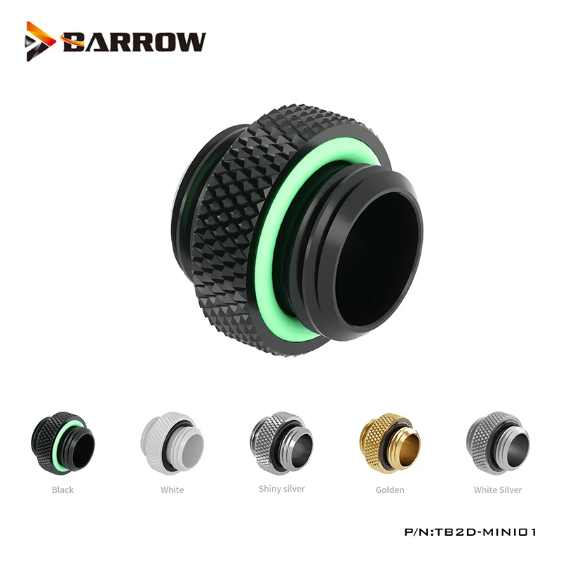 Barrow G1/4 MINI Conexión de rosca externa Dual macho a macho, sistema de refrigeración por agua, accesorios de construcción
