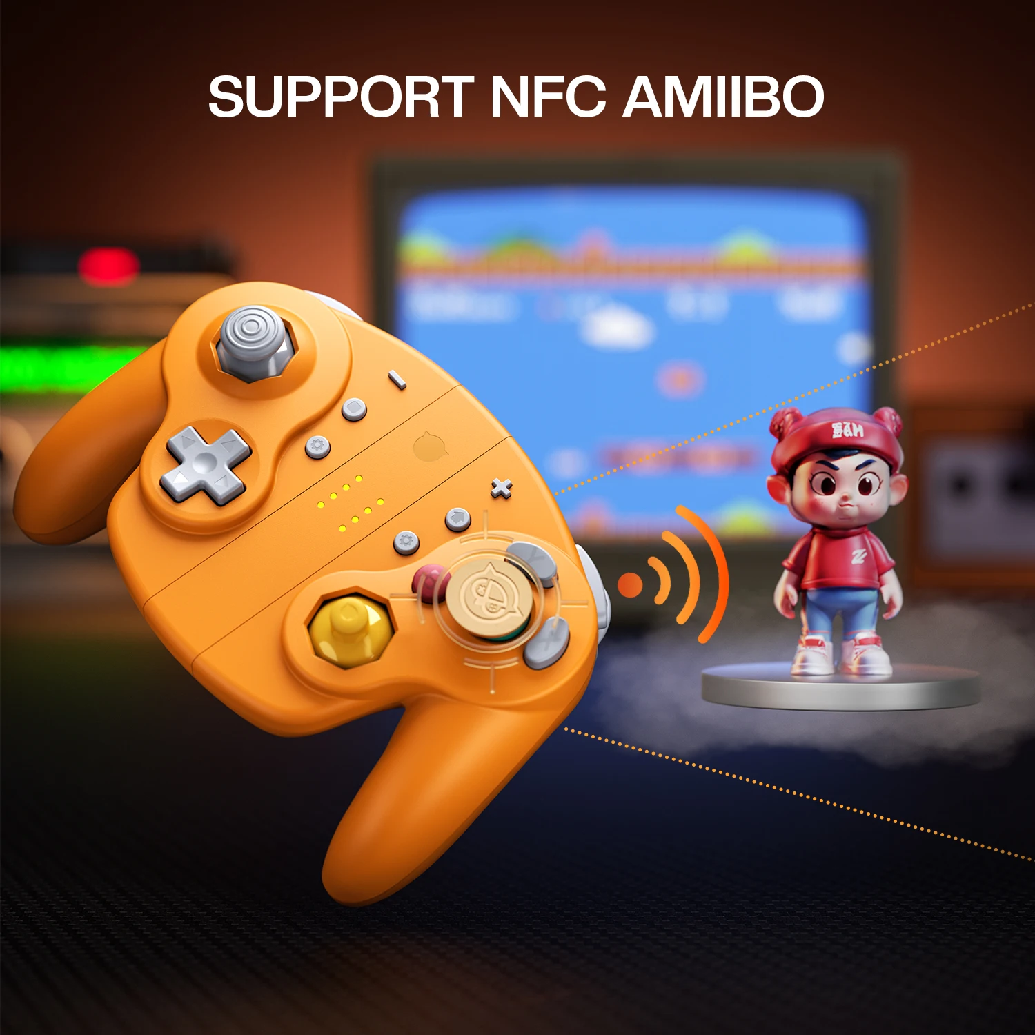 Controlador NGC inalámbrico NYXI Wizard 2 compatible con Nintendo Switch 2 TMR Hall NFC giroscopio de 6 ejes - imagen 5