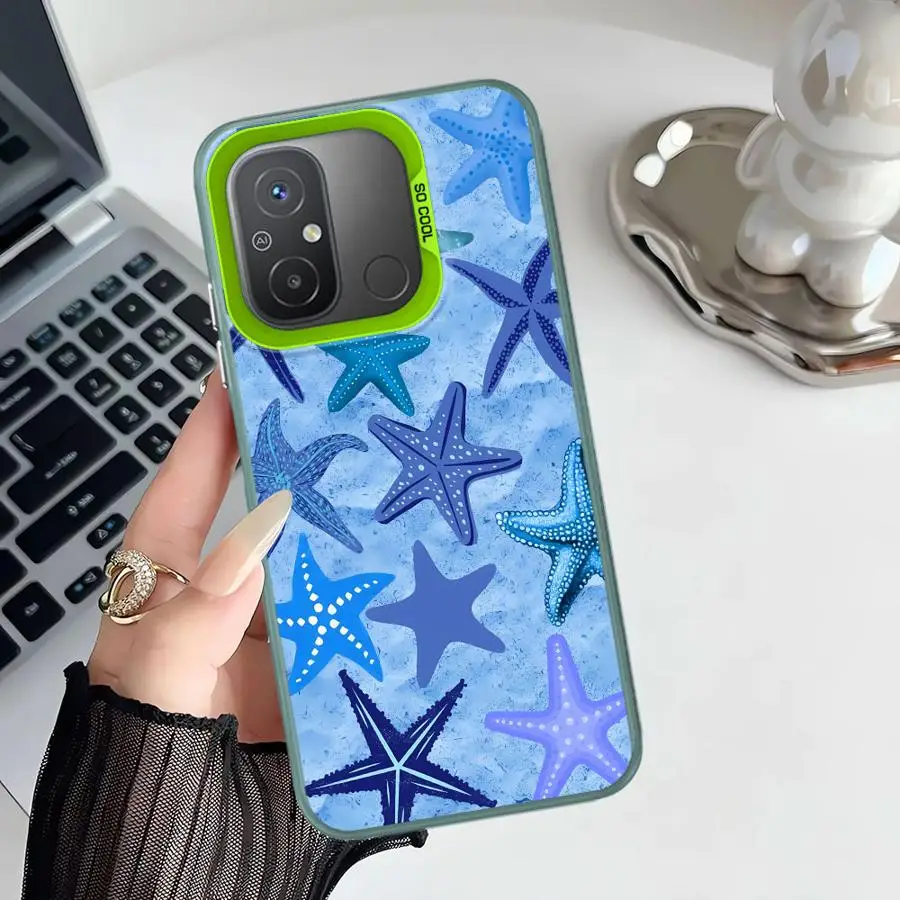 Funda de organismo marino para Xiaomi Redmi 14C 12C 9C A1 A2 Plus 10C K60 13C 9T A5, funda trasera para teléfono - imagen 3