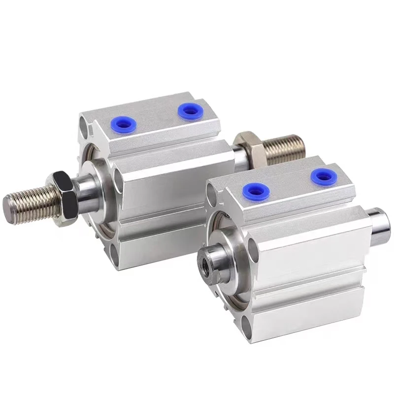 Cilindro compacto de aire neumático, cilindro con rosca macho, doble orificio, SDAD32X50-B, SDAD40X60-B, SDAD32, 40, 50, 63mm - imagen 3