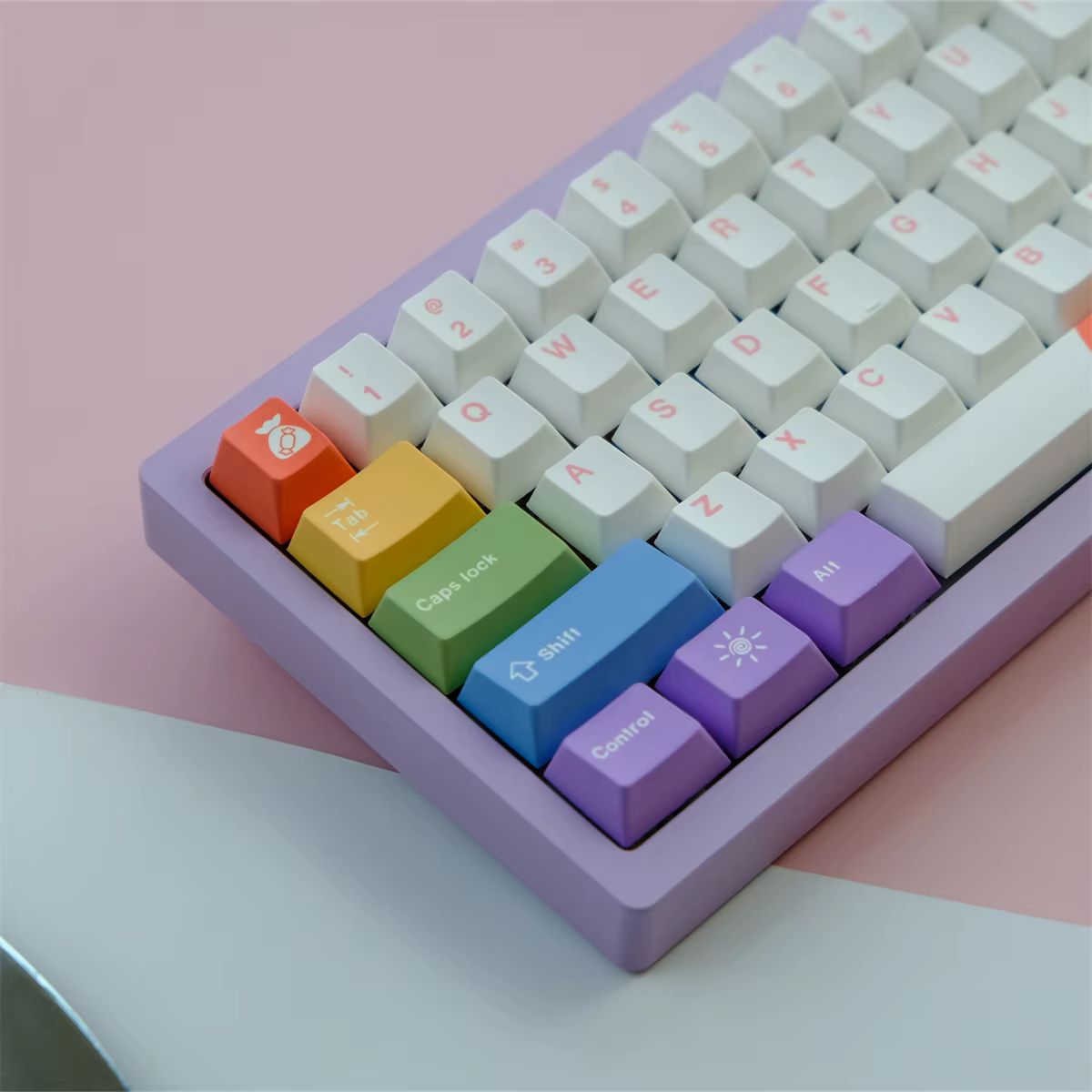 GMK Rainbow Keycaps PBT – Cherry Perfil para MX Switch - imagen 5