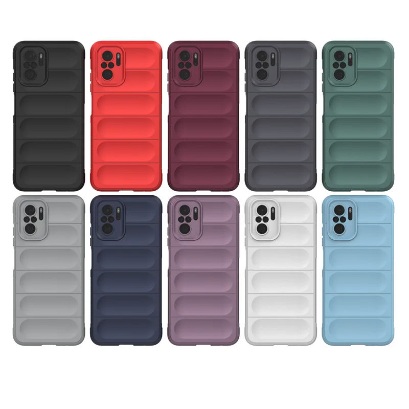 Para Poco M5s Funda Poco M5s Funda Capa silicona suave TPU Protector a prueba de golpes Parachoques trasero para Poco M5s - imagen 3