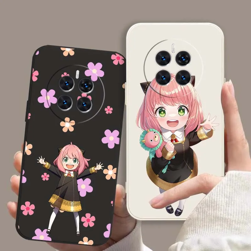 Funda de Anime Girl Anya para Huawei Honor Play 7T 6T 5T 5 4T 40 4 30 3 20 Magic 8 7 5 4 3 Pro Lite Plus