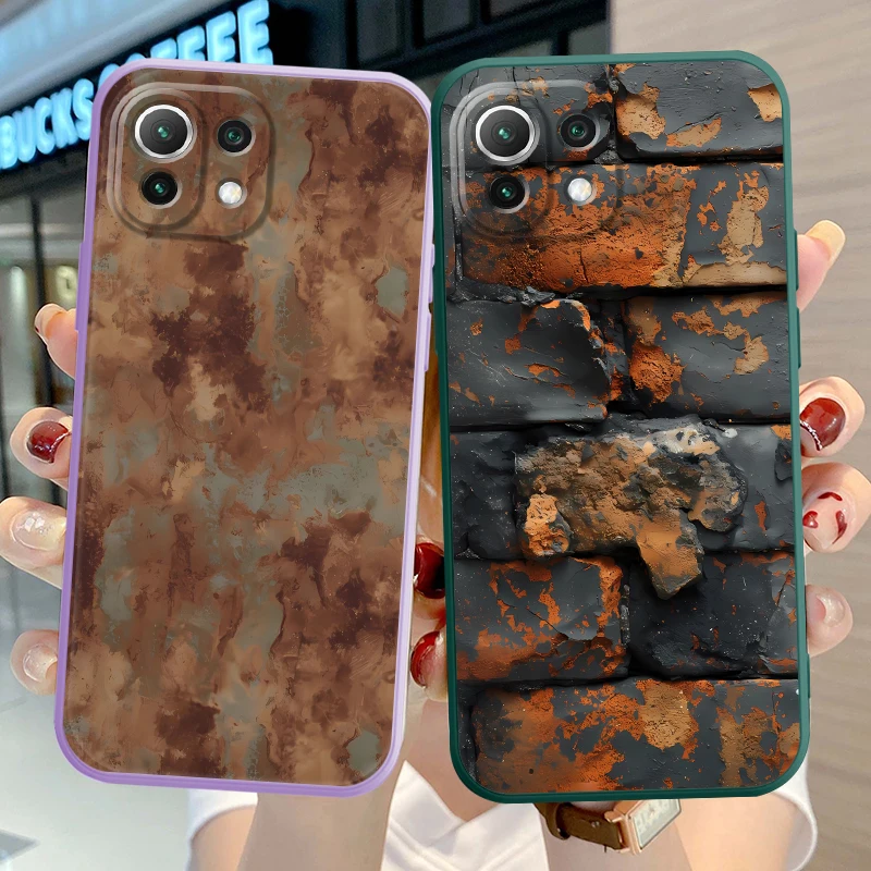 Funda blanda para Xiaomi Mi 10T 11T 12T Pro 13 11 12 Lite diseño Retro oxidado - imagen 5