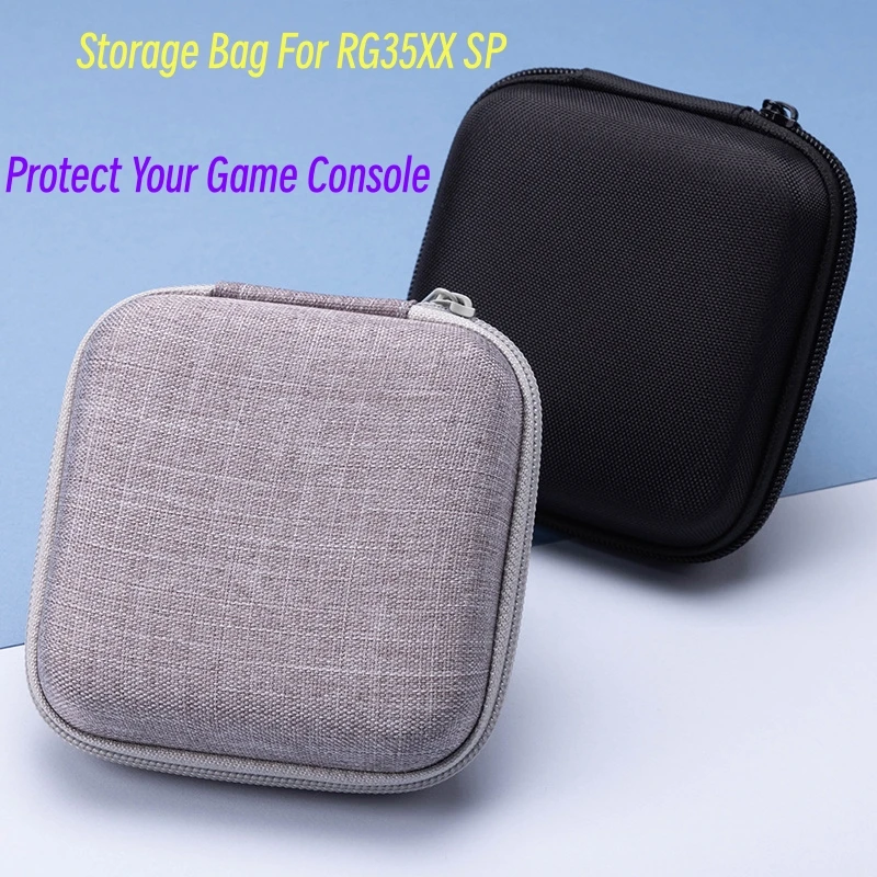 Bolsa de almacenamiento protectora más nueva para consola de juegos RG35XX SP, funda protectora 35XX SP, bolso de viaje con malla y correa - imagen 2