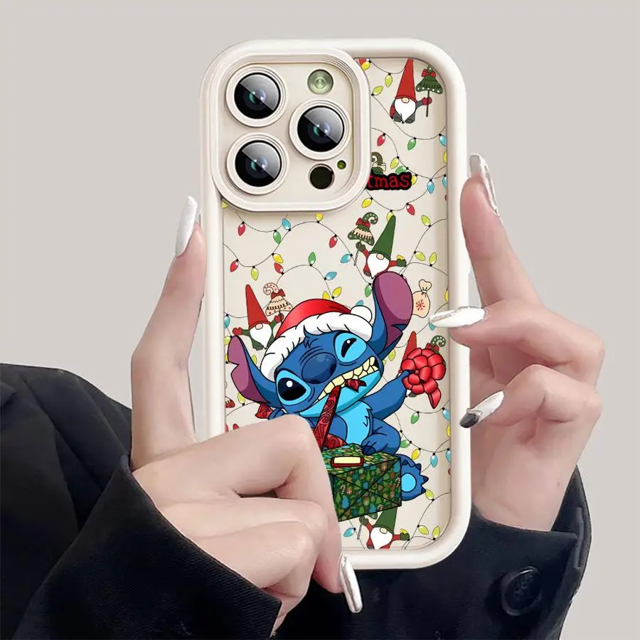 Funda de teléfono de punto de dibujos animados de Navidad para Samsung S25 S24 S23 S22 S21 S20 Note 20 FE Plus Ultra 4G 5G funda de silicona suave TPU - imagen 5