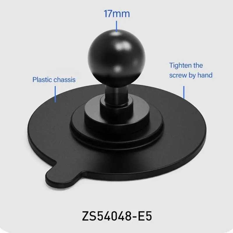 2025 Nuevas superficies múltiples Strong Adhesive Action Cámara Monte Aluminio 17 mm Plazo aluminio Ballhead - imagen 3