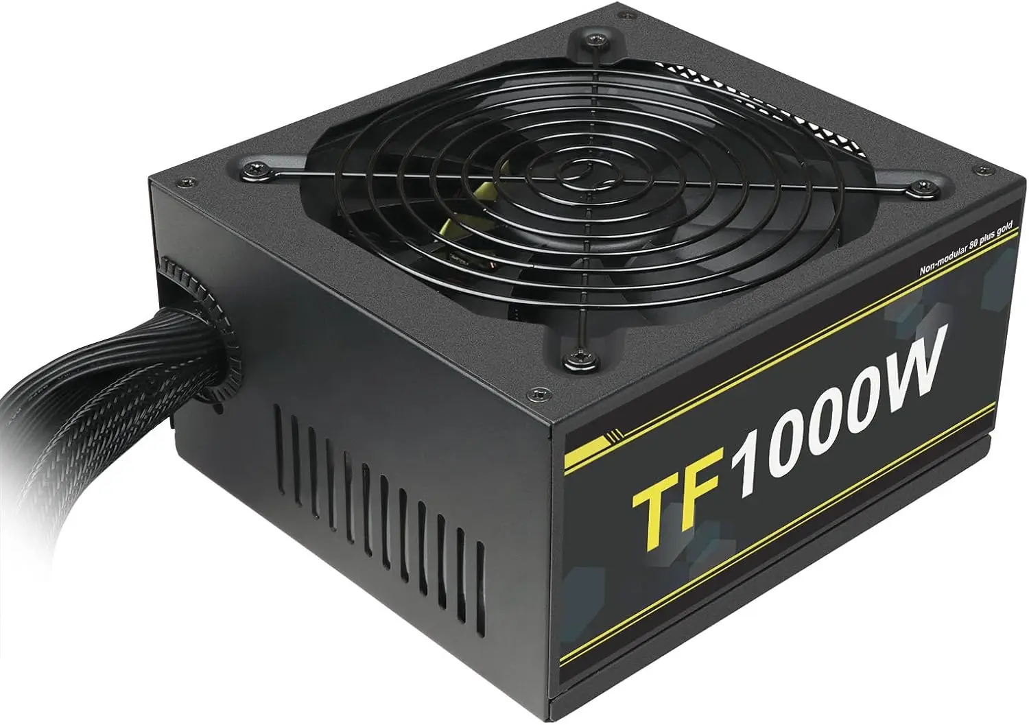 T.F.SKYWINDINTL Fuente de alimentación de 1000 W Voltaje total 100-240 V PFC activo PSU para juegos Fuentes de alimentación para computadora no modulares 80 Plus Gold - imagen 2