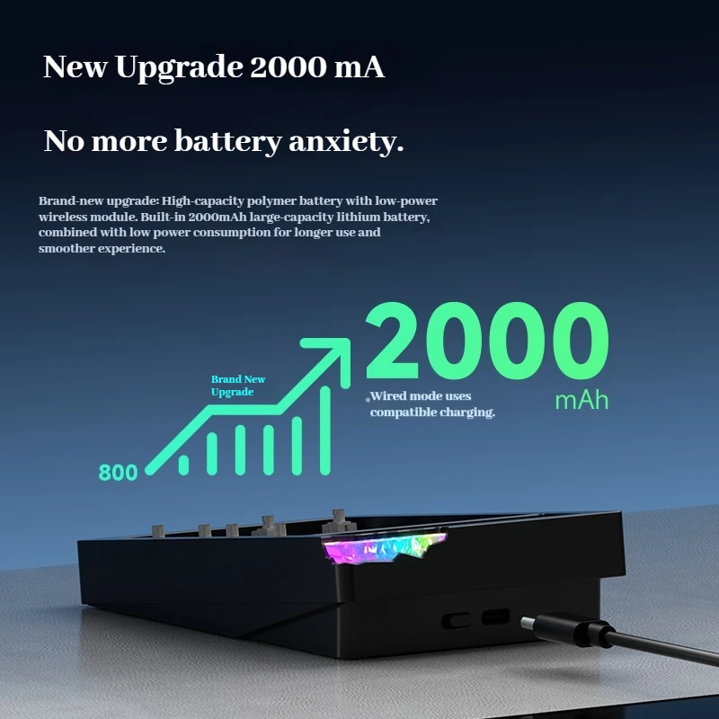 Weikav Stars21 teclado Digital inalámbrico de aleación de aluminio Teclado mecánico Thri-Mode juego de programación de enchufe caliente personalizado - imagen 4