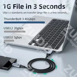 Cable USB-C 4.0 – Carga rápida y vídeo 8K Ultra HD Premium oficial