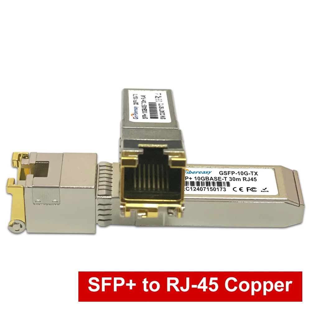Módulo SFP + RJ45 de 10Gb, 10G/5G/2,5G, 30m, puerto SFP + a RJ-45, transceptor 10GBase-T para enrutador/interruptor Zyxel/HORACO/Mikrotik/HPE/Aruba - imagen 5