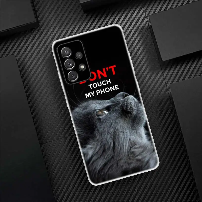 No toque Mi funda de teléfono de silicona para Samsung Galaxy A54, A52, A53, A14, A12, A13, A24, A22, A23, A34, A32, A33, A04S, A02S, A03S - imagen 2